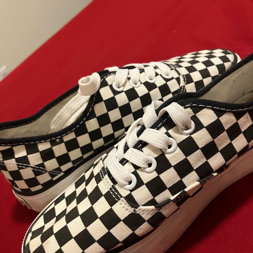 Checked shoes